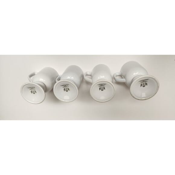 Kaysons International Pedestal Coffee Mugs Lot Of 4 Vtg 1965 Historical Landmark - Picture 5 of 12